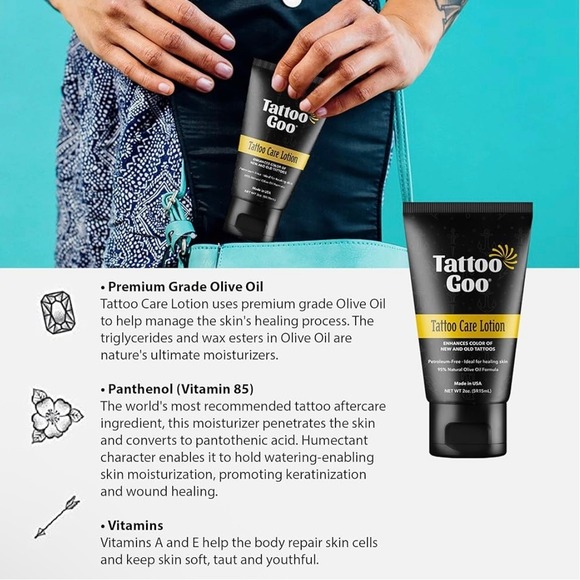 NEW‎ Tattoo Goo Tattoo Care/Aftercare Lotion, 2oz. - Picture 2 of 6
